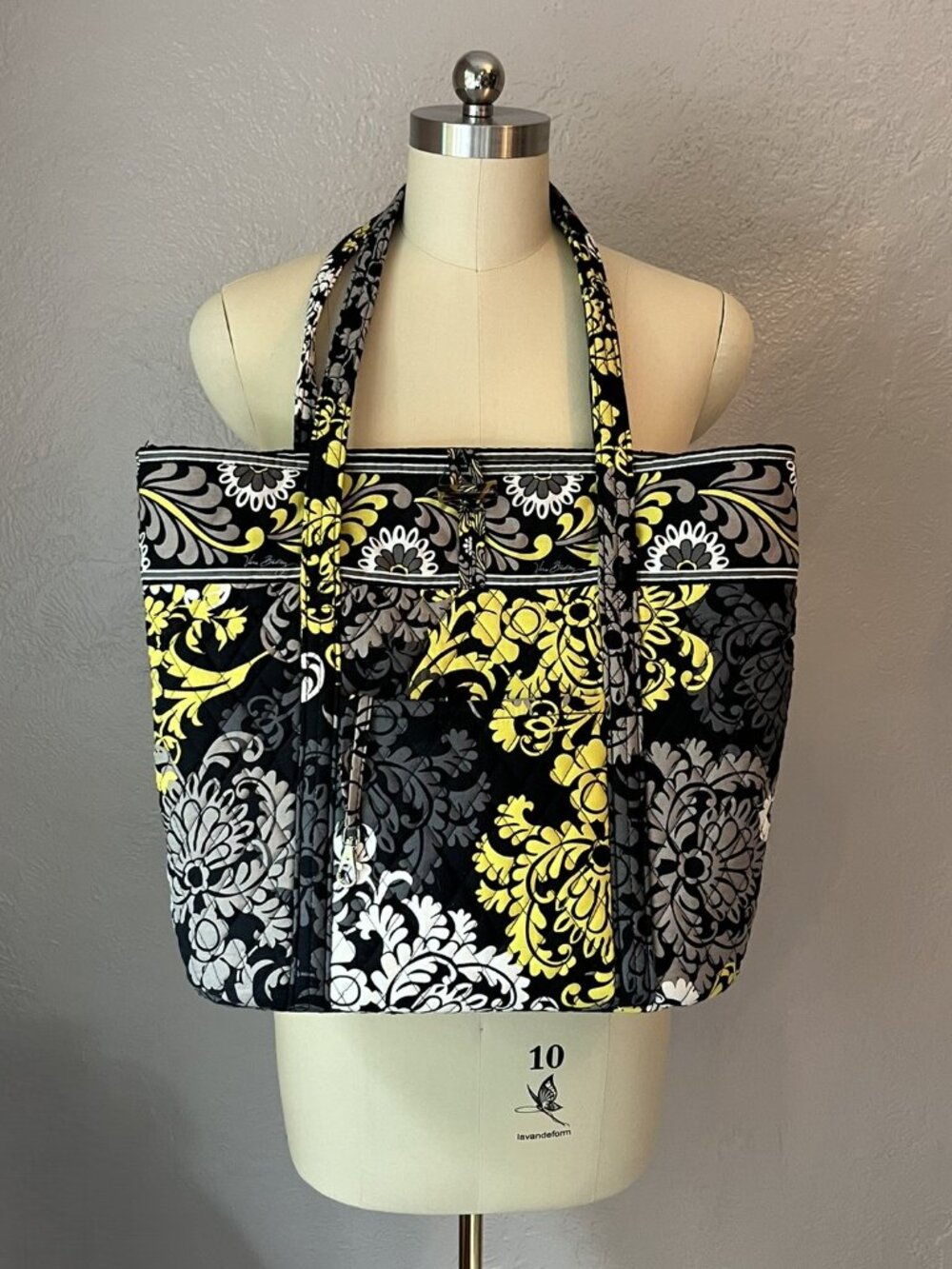 Vera Bradley Baroque Large Quilted Tote Bag Retired NWOT